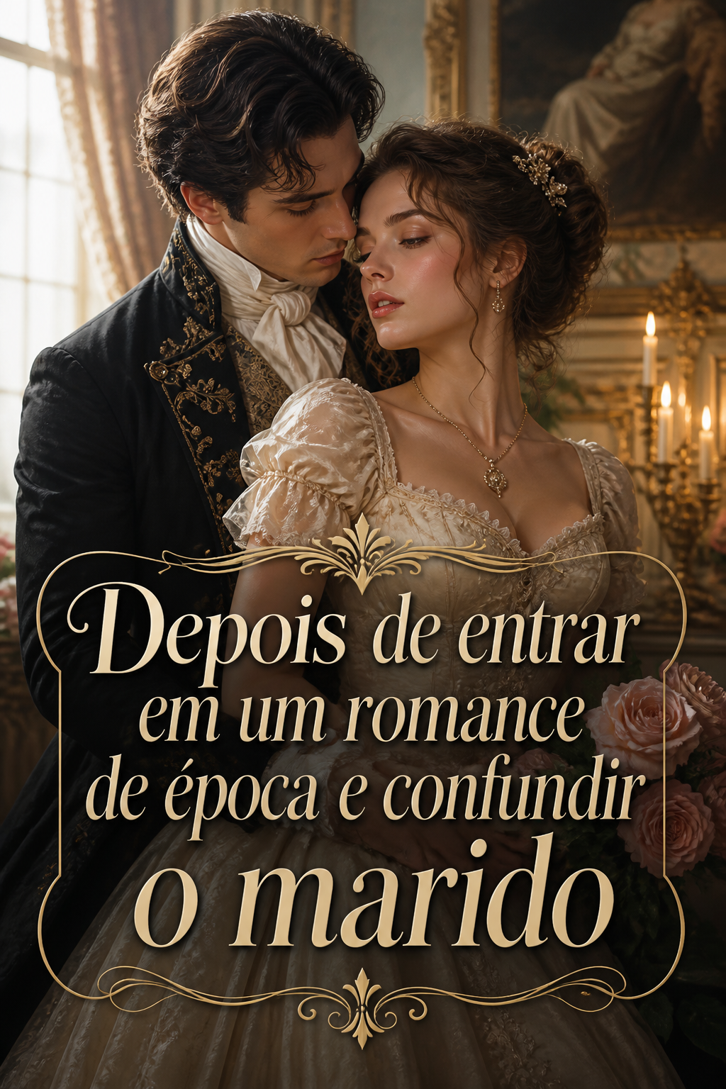 Depois de entrar em um romance de época e confundir o marido